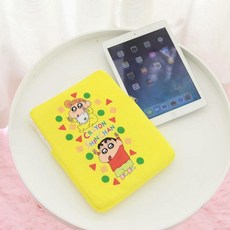 미니 파우치 이북리더기 아이패드미니 만화 크레용 신짱 iPad 태블릿 컴퓨터 가방 여성, 노랑