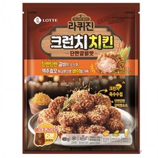 롯데 라퀴진 크런치치킨 단짠갈비맛 400gX1개, 단품, 400g