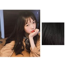 폴라도레 여자 가발 패션 단발 통가발 티안나는 긴머리 +폴라도레사은품증정(W), 44-블랙, 1개