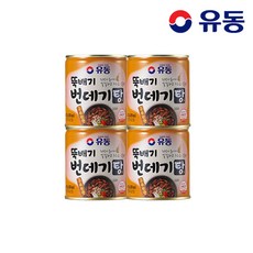 [KT알파쇼핑][유동]뚝배기 번데기탕 280g x4개 구수한/얼큰한맛, 뚝배기 번데기탕 얼큰한 맛 280g x4개 {B}
