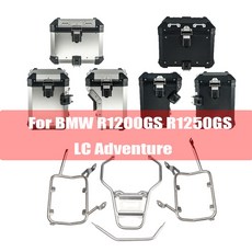 BMW R1200GS R1250GS 모험 R1200 R1250 GS LC ADV 오토바이 알루미늄 수화물 상자에 대 한 상단 케이스 랙 안장 가방 Panniers 브래킷|오토바, 1개, Panniers and bracket, 단일