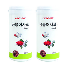 리컴 금붕어 사료 STEP2, 2개, 350ml
