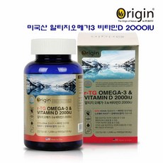오리진 알티지 오메가3 rTG 오메가 쓰리 dha epa 비타민d 2000IU 비타민E 오일 원액 기름 1000 눈건강 뼈건강 혈행건강 식품 임산부 캡슐 추천 미국산 직수입 대용량, 1, 100캡슐