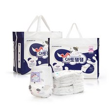 아토잼잼 국산 초유 명품 아기 여름 기저귀 팬티형 M L XL XXL 2팩, XL（36매）