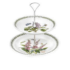 포트메리온 보타닉 가든 2단 케익 스탠드 20cm + 25cm, 01 혼합색상, 2개