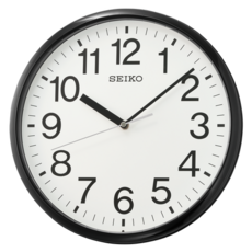 SEIKO 벽시계 12인치 블랙 인테리어 고급 예쁜 명품 디자인 엔틱 거실 코너 집들이 선물 SWSE756