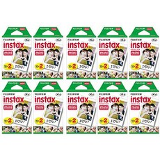 Fujifilm Instax Mini Instant Film (15 Twin Packs 300 Total Pictures) for Instax Cameras, 본문참고, 옵션 1 Size = 10 Pack - (200 Total sheets)