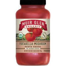 Muir Glen 오가닉 포타벨로 머쉬룸 파스타 소스, 723g, 1개