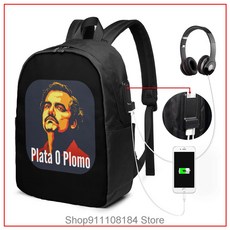 멋진 Plata O Plomo 여성 남성 배낭 럭셔리 학교 여행 рюкзак для мальчиков sac de luxe femme 애니메이션 고양이 작은|백팩|