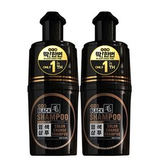 지디에스 블랙모 염색 샴푸 200ml, 2개