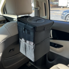 대용량 12L 뒷자석쓰레기통 차량용쓰레기통 차량용휴지통 차량정리함, 1개