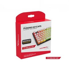 Double Shot PBT Pudding Keycap 화이트 (영문) 게이밍 키캡