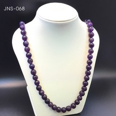 천연자수정목걸이