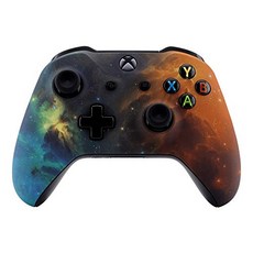 eXtremeRate Xbox One X / S 컨트롤러 용 eXtremeRate 케이스 액세서리 교체 부품 커버 케이스 스킨 페이스 플레이트 Xbox One S / Xbox One X 컨트롤러 용 쉘 Starry Sky--51934, 01.Xbox One S / X, 11.그린 (밀리터리 그린)