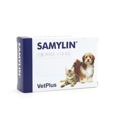 새밀린 스몰브리드 간 건강 영양보조제 강아지 고양이 반려견 반려묘 Samylin, 없음, 1개 - 새밀린