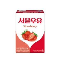 서울우유 멸균딸기우유, 120개, 200ml