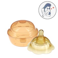 실리콘 보호대 모유 수유 어머니 보호 커버 상자 포함, 01 B, 1개, 1개