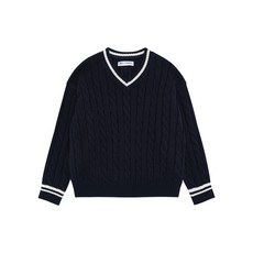 올드머니 브이넥 knit