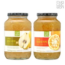 초록원) 꿀모과차1kg + 참꿀유자차1kg