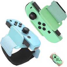 FANPL 업그레이드 손목 밴드 저스트 댄스 2024 2023 2022 2021 스위치 OLED 모델 조이콘 컨트롤러용 조절식 탄성 스트랩 성인 및 어린이용