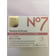 benatural essentials 오일세럼 진정 미스트 앰플 재생 잡티 비타민c 비타민 미백세럼No 7 리스토어 앤 리뉴 페이스 넥 멀티 액션 데이 크림 SPF15 5 UVA-41136, 단일옵션, 단일옵션