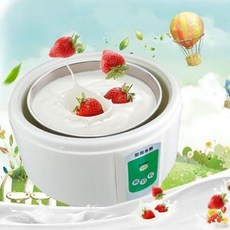 요거트 메이커 요구르트 제조기 집 소형 전자동 발효기 자가제조 대용량 다목적 기숙사 미니, 01 요구르트 제조기+스테인리스 내담 20포