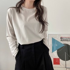 [11color] 무지 베이직 데일리 모달 긴팔 티셔츠 티