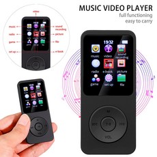 블루레이ODD DVD UHD 블루레이플레이어 블루레이 ODD 미니 MP3 플레이어 블루투스 호환 전자책 스포츠 MP4 음악 FM 라디오 워크맨 터치 컨트롤 음성 녹음기, 3.128기가