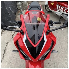 혼다 용 CBR650R CBR 650R 2019 2020 오토바이 윈드 실드 스크린 스모크 블랙 그레이 lridium, 03 Smoke, 1개
