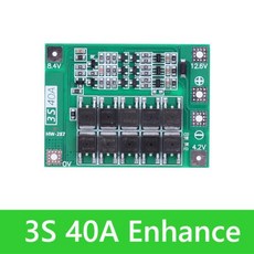 BMS 리튬 이온 배터리 충전기 보호 보드 드릴 모터용 18650 강화 및 밸런스 포함 3S 4S 5A 10A 20A 25A 40A 60A 12V, 38) 4PCS - 3S 20A Enhance