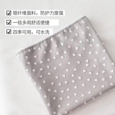 이불 바꾸다 자문함 전자파차단 오피스 소파 덥는 뚜껑 여성 방사복 겨울 가을 사계절, 라이트그레이 색깔 실버 섬유 담요