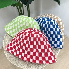 체커보드모자