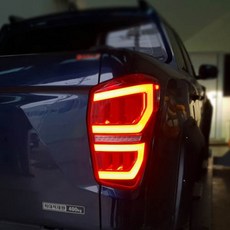 [튜닝인증 합법제품 레드타입] 렉스턴스포츠/렉스턴스포츠 칸 풀 LED테일램프, 레드타입