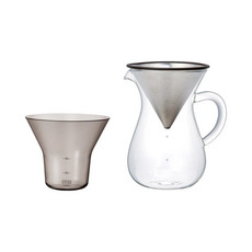 킨토 슬로우커피 SCS 커피 카라페 세트 (스텐), 600ml 1100ml