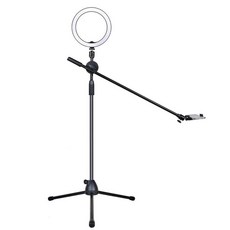수직 항공 촬영 휴대폰 스탠드 거치대 16cm 조명포함 NAS-TP-16, (NAS)트리포드 거치대(16cm 조명 포함), 1개