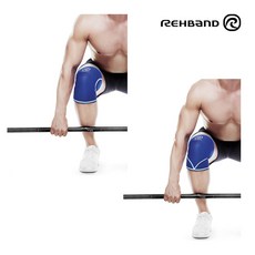 리밴드 무릎보호대 RX 오리지널 7mm 니슬리브 / Rehband Rx Original Knee Sleeve, 오리지널 V 7051, 1개