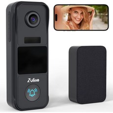 차임이 있는 비디오 초인종 카메라 무선 2G WiFi5Ghz WiFi 없음HD 라이브 뷰PIR 모션 감지 야간 시야 보이스 체인저 2Way 오디오 배터리 전원 알렉사와 호환
