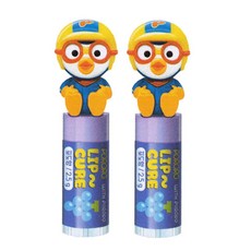 뽀로로 립큐어 (포도향) 2.5g/어린이 유아 아동 립밤 립케어 입술보습, 2개, 2.5g