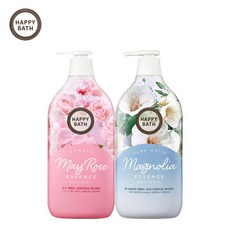 아모레퍼시픽 [무료배송]해피바스 바디워시 900g (메이로즈+매그놀리아), 1세트