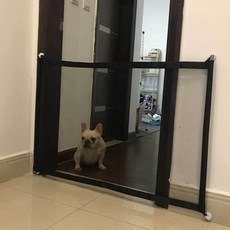 반려동물안전문 블랙 네트망 반려동물안전펜스