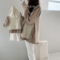 [마지막수량세일]아오스타 니트베스트 유아동조끼 맘커플조끼