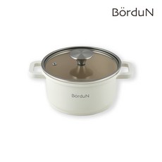 보오든 IH 세라믹 양수 냄비, 1개, 크림, 16cm
