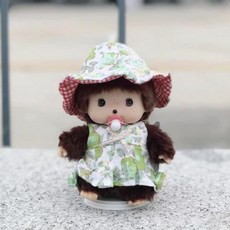 몬치치인형 monchhichi 세키구치 15cm, 18_연한 브라운