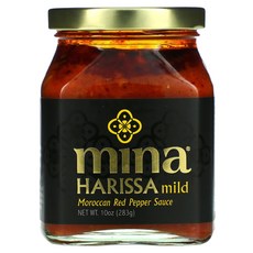 미나 Mina Harissa 마일드 모로칸 레드 페퍼 소스 283g(10oz), 1개