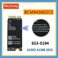 Original BCM943602CS A1398 와이파이 공항 카드 맥북 프로 레티나 A1502 와, 상세내용참조