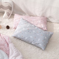 뱀부 아기 유아 무지퍼 봉제 베개커버 베개솜포함 30x50cm