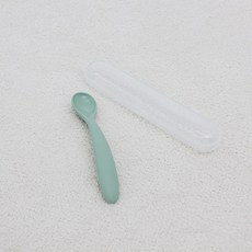 베이비스토리 KEAN 실리콘 이유식 식판 용기 컵 등 24종 할인모음, 실리콘 이유식 스푼, 민트, 1개