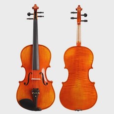  원목 무늬 비올라 연습 호랑이 무늬 핸드메이드 비올라 16 15 14, 14(355) 