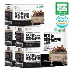 의성 흑마늘진액 프리미엄 (80ml x 30팩) 5박스, 5개, 2.4L