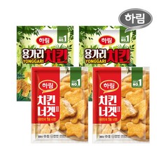 하림 용가리치킨300g 2봉+치킨너겟300g 2봉